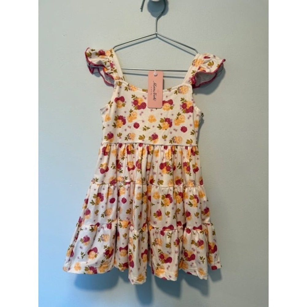 NWT Marie Nicole XS 18-24 Tiered Dress Floral